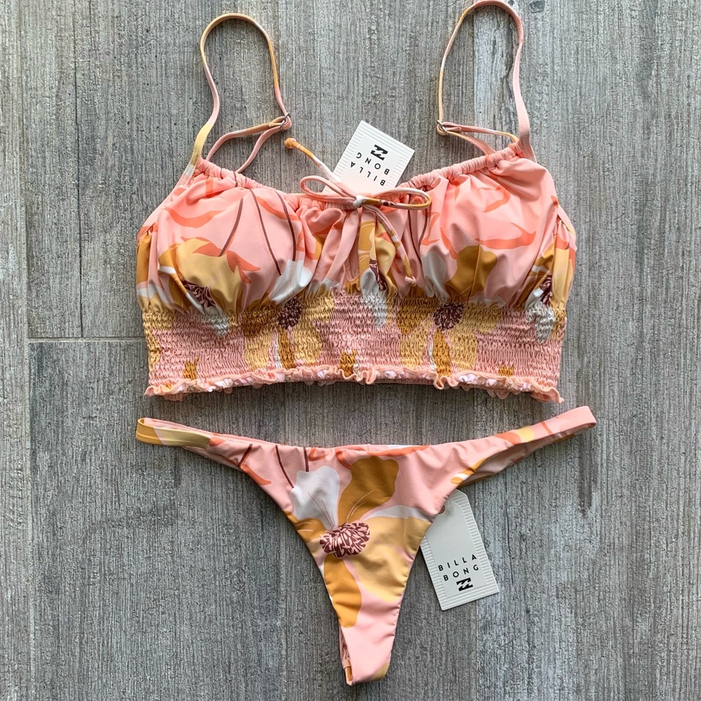 🔥🔥BILLABONG - TROPICAL DAZE CAMI MAYA BIKINI SET🔥🔥 - Picture 2 of 6